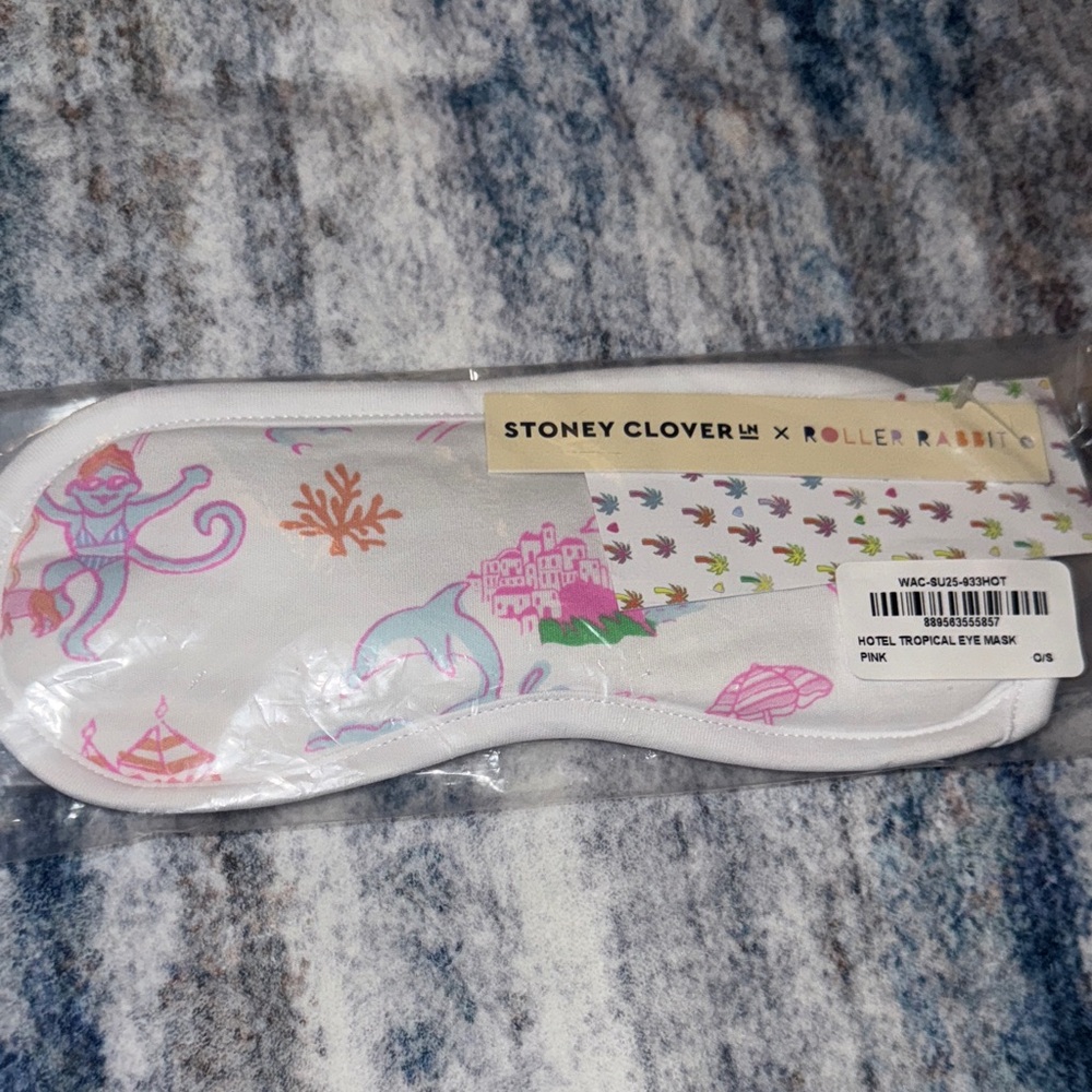 Stoney Clover LN x Roller Rabbit Hotel Tropical Eye Mask one size